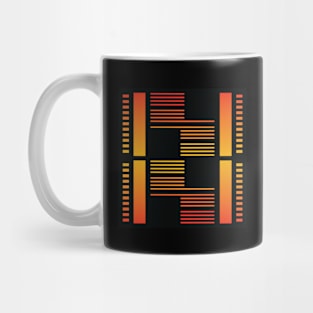 “Dimensional Levels” - V.4 Orange - (Geometric Art) (Dimensions) - Doc Labs Mug